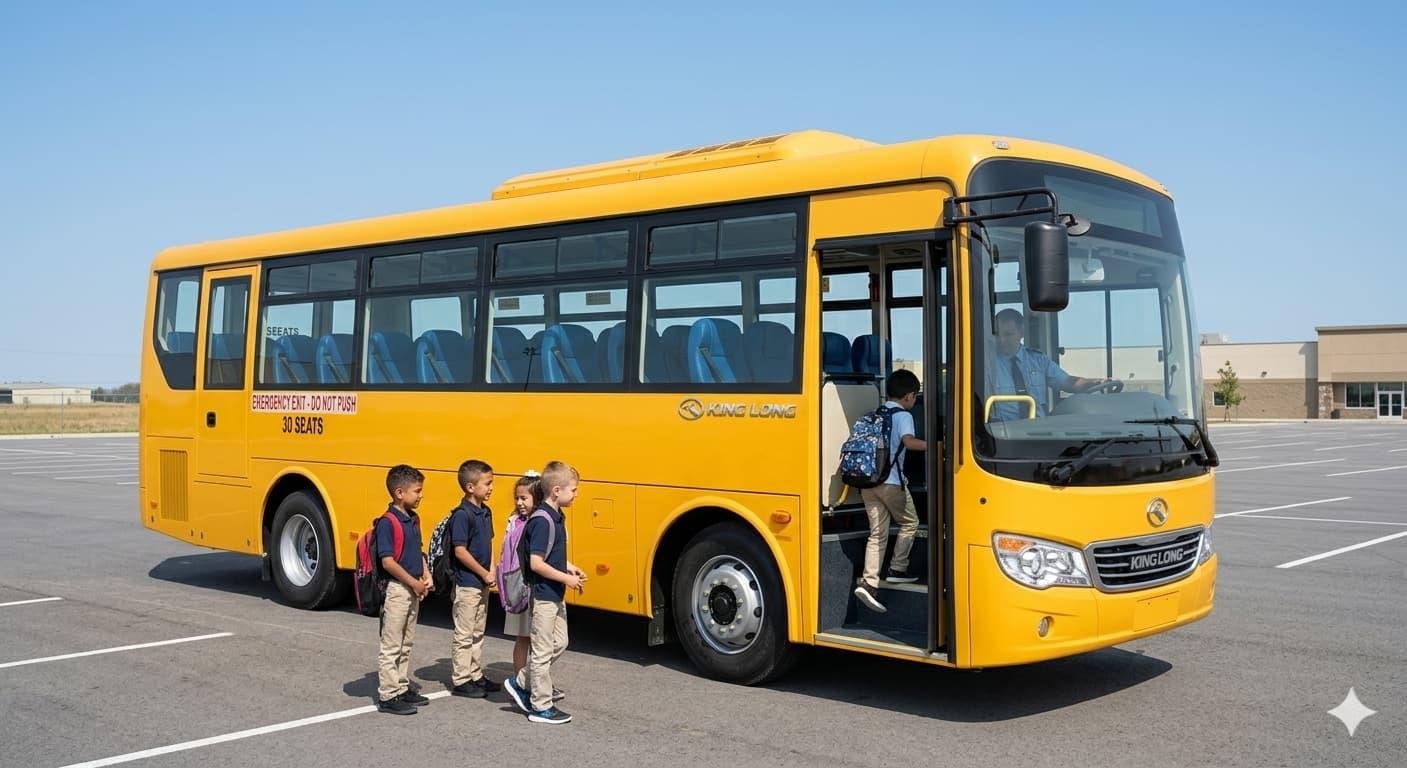 30-Seater King Long School Bus