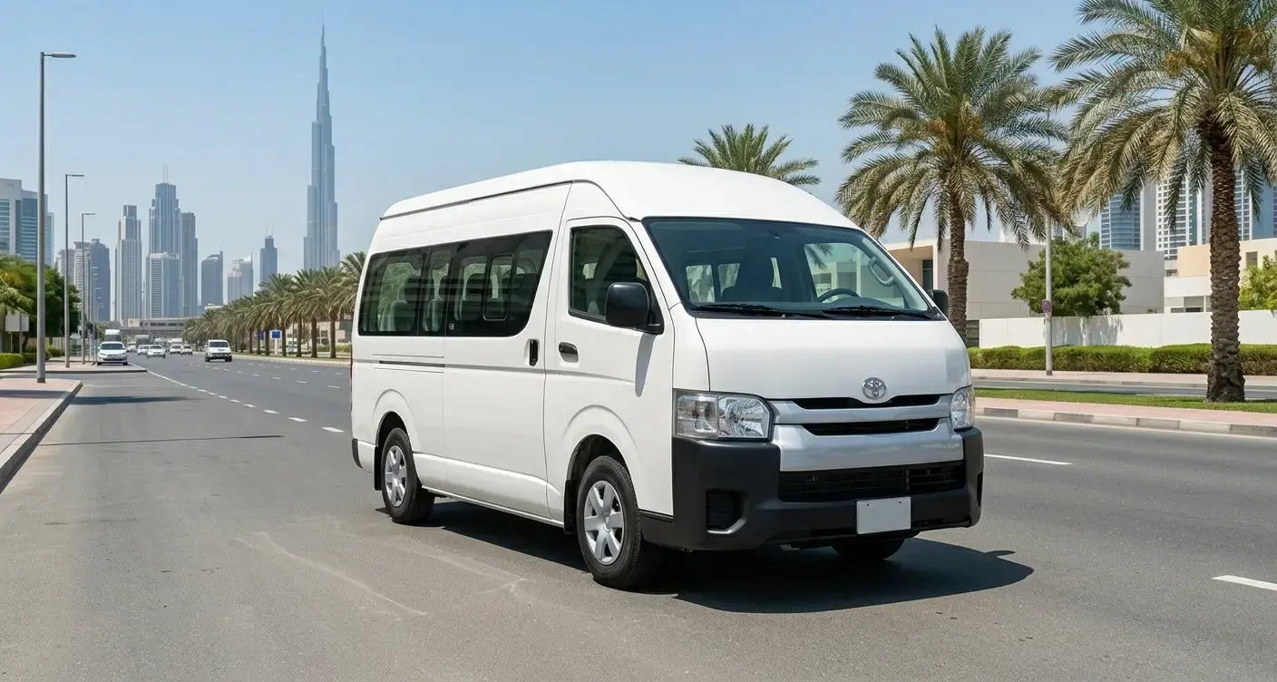 15 Seater Toyota Hiace Van Rental