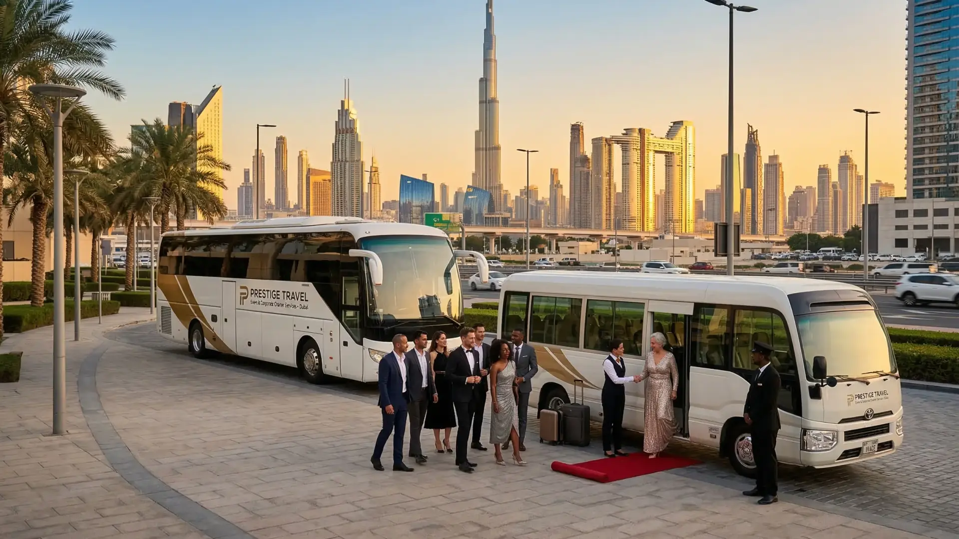 Custom Charter Transport Services in Dubai and UAE